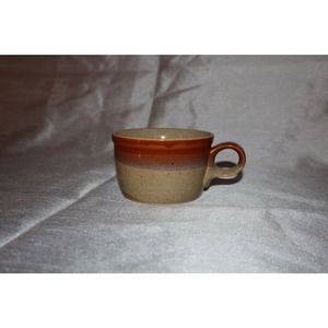 Vintage Mikasa Cream Ceramic Coffee Mug Diner Style